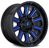 20x10 Fuel Off-Road Hardline Gloss Black w/ Candy Blue Accents D646 5x4.5/114.3 5x5/127 -18mm