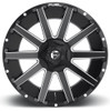 (Clearance - No Returns) 20x9 Fuel Off-Road Contra Matte Black Milled D616 5x5/127 5x5.5/139.7 20mm