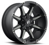 18x9 Fuel Off-Road Coupler Black Machined w/ Dark Tint D556 6x135 6x5.5/139.7 19mm
