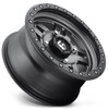 17x8.5 Fuel Off-Road Anza Matte Anthracite w/ Black Ring D558 5x5.5/139.7 -6mm