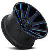 20x9 Fuel Off-Road Contra Gloss Black w/ Candy Blue Accents D644 6x5.5/139.7 6x135 2mm