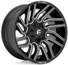 (Clearance - No Returns) 20x9 Fuel Off-Road Typhoon Gloss Black Milled D773 5x4.5/114.3 5x5/127 1mm