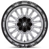 20x9 Fuel Off-Road Arc Silver Brushed w/ Milled Black Lip D798 8x6.5/165 1mm