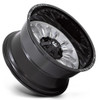 20x9 Fuel Off-Road Arc Silver Brushed w/ Milled Black Lip D798 8x6.5/165 1mm