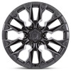 22x12 Fuel Off-Road Flame 6 Blackout D804 (* May Require Trimming) 6x135 -44mm