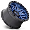 17x9 Fuel Off-Road Syndica Dark Blue w/ Black Ring D813 6x5.5/139.7 -12mm