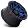 (Clearance - No Returns) 20x10 Fuel Off-Road Traction Dark Blue w/ Black Ring D827 5x5/127 -18mm