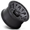 20x9 Fuel Off-Road Traction Matte Gunmetal w/ Black Ring D825 6x135 1mm