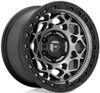 17x9 Fuel Off-Road Unit Gunmetal w/ Matte Black Ring D784 6x135 1mm