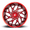 (Clearance - No Returns) 20x9 Fuel Off-Road Runner Candy Red Milled D742 6x5.5/139.7 1mm
