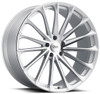 (Clearance - No Returns) 17x6.5 Ohm Proton Silver w/ Mirror Face (Rotary Forged) 5x4.5/114.3 45mm