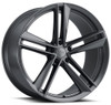 (Clearance - No Returns) 22x11 Ohm Lightning Gloss Gunmetal (Rotary Forged) 5x120 30mm