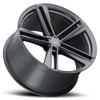 (Clearance - No Returns) 22x11 Ohm Lightning Gloss Gunmetal (Rotary Forged) 5x120 30mm