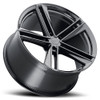 (Clearance - No Returns) 20x10 Ohm Lightning Gloss Black (Rotary Forged) 5x120 30mm