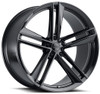 (Clearance - No Returns) 19x8.5 Ohm Lightning Gloss Black (Rotary Forged) 5x120 30mm