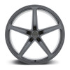 (Clearance - No Returns) 21x9 Ohm AMP Forged Matte Gunmetal (Forged MonoBlock) 5x120 25mm