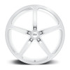 (Clearance - No Returns) 22x10 Ohm AMP Forged Silver Machined (Forged MonoBlock) 5x120 32mm