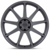 (Clearance - No Returns) 24x10 Status Mammoth Matte Anthracite 6x135 30mm
