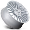 (Clearance - No Returns) 24x10 Status Venti Gloss Silver 6x5.5/139.7 30mm