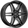 26x10 DUB Dirty Dog Gloss Black Milled S267 6x135 30mm
