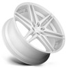 (Clearance - No Returns) 26x10 DUB Dirty Dog Silver w/ Brushed Face S270 6x5.5/139.7 25mm