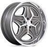 (Clearance - No Returns) 22x9 Foose Merlot Anthracite Machined F172 5x4.75/120.7 15mm