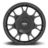 (Clearance - No Returns) 18x9.5 Rotiform TUF-R Gloss Black R187 5x112 5x4.5/114.3 38mm