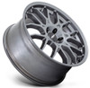 (Clearance - No Returns) 21x11 Rotiform ZWS Gloss Anthracite R196 5x130 45mm