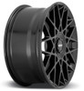 19x8.5 Rotiform BLQ-C Satin Black R165 5x112 5x120 45mm