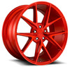 (Clearance - No Returns) 18x8 Niche Misano Candy Red M186 5x4.5/114.3 40mm
