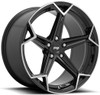 (Clearance - No Returns) 20x9 Niche Arrow Gloss Black Brushed N259 5x112 38mm
