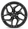 (Clearance - No Returns) 20x10.5 Niche Torsion Gloss Black Milled M266 5x112 40mm