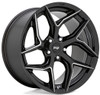 (Clearance - No Returns) 20x10.5 Niche Torsion Gloss Black Milled M266 5x115 20mm