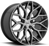(Clearance - No Returns) 20x10.5 Niche Mazzanti Gloss Black Brushed Face M262 5x112 27mm