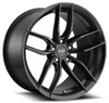 (Clearance - No Returns) 20x10.5 Niche Vosso Satin Black M203 5x115 20mm