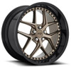 20x9 Niche Vice Vice Bronze w/ Gloss Black Lip M227 5x115 18mm