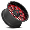 (Clearance - No Returns) 20x10 Fuel Off-Road Maverick Gloss Red (Multi Piece) D250 5x5/127 5x5.5/139.7 -19mm