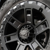 17x9 Blaque Diamond Off-Road BD-O801 Matte Textured Black (Flow Forged) 6x135 6x5.5/139.7 1mm