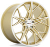 (Clearance - No Returns) 19x9 Cray Hammerhead Gloss Gold w/ Mirror Cut Face 5x120 38mm
