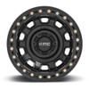 17x9 KMC KM236 Tank Beadlock Satin Black (True Beadlock) 6x5.5/139.7 -38mm