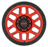 (Clearance - No Returns) 17x9 KMC KM544 Mesa Candy Red w/ Black Ring 6x5.5/139.7 18mm