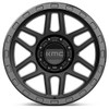 17x9 KMC KM544 Mesa Satin Black w/ Gloss Black Lip (8 Lug) 8x170 18mm