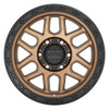 17x9 KMC KM544 Mesa Matte Bronze w/ Black Lip 6x5.5/139.7 -12mm