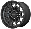 17x8.5 KMC KM718 Summit Satin Black w/ Gray Tint 6x5.5/139.7 18mm