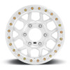 17x9 KMC KM444 Beadlock Raw Machined  6x6.5/165 -12mm