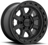 (Clearance - No Returns) 20x9 KMC KM548 Chase Satin Black w/ Gloss Black Lip 6x4.5/114.3 18mm