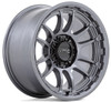(Clearance - No Returns) 20x9 KMC KM727 Wrath Matte Anthracite 5x5/127 0mm