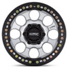 (Clearance - No Returns) 17x8.5 KMC KM237 Riot Beadlock Satin Black Machined Face (True Beadlock) 6x135 0mm