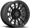 17x9 KMC KM547 Carnage Satin Black w/ Gray Tint 5x5/127 -12mm