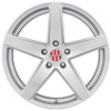 (Clearance - No Returns) 18x11 Victor Equipment Baden Silver w/ Mirror Cut Face (Rotary Forged) 5x130 55mm